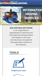 Mobile Screenshot of imsmovingnetwork.com